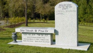 Jewish Cemetery at River View Wall of Rememberance